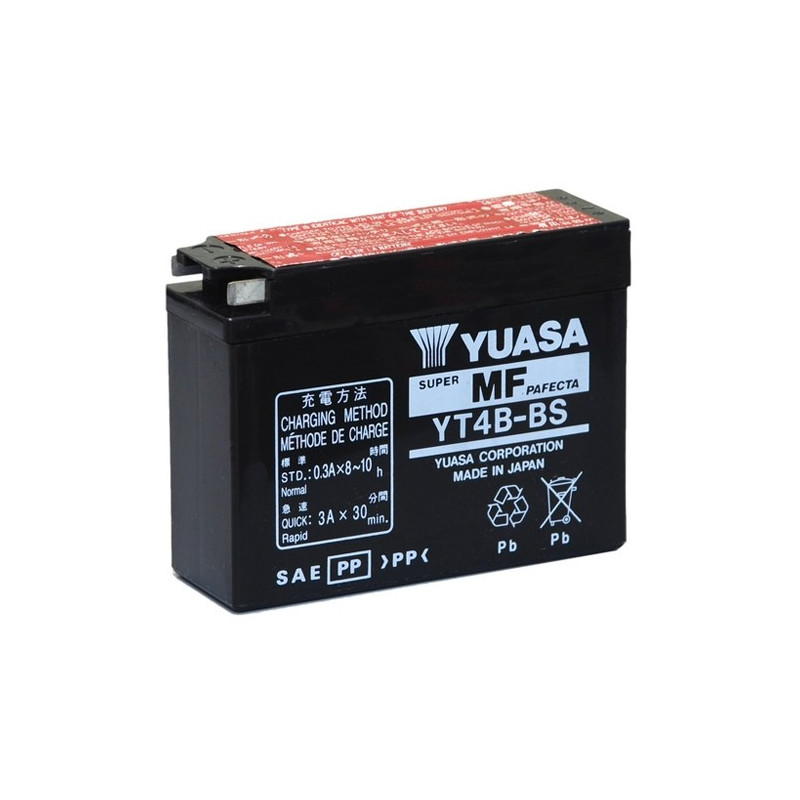 Batterie moto Yuasa YT4B-BS
