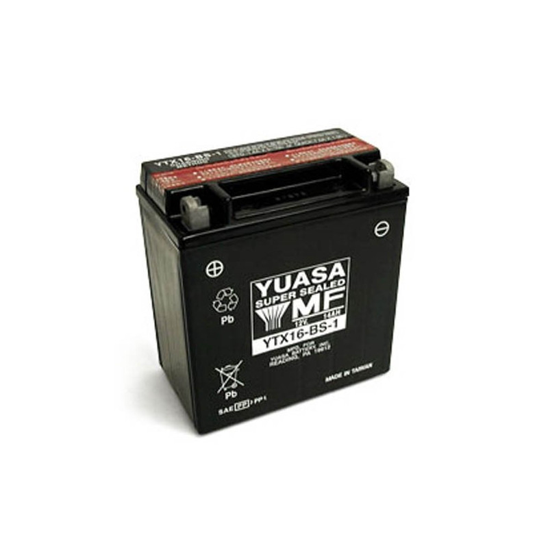 Batterie moto Yuasa YTX16-BS-1