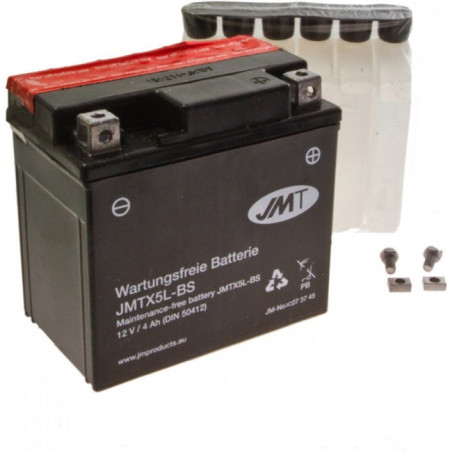 Batterie JMP BTX5L-BS sans entretien livrée avec pack acide