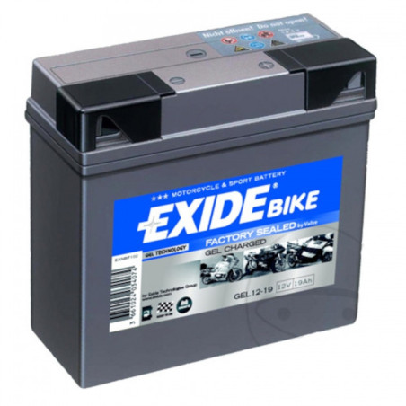 Batterie Moto Gel EXIDE Type G19/519901 Sans Entretien