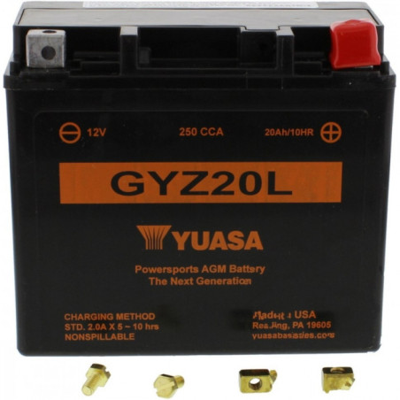 Batterie moto GYZ20L humide Yuasa