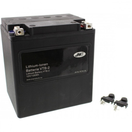 Batterie moto Lithium VTB-2 V-Twin JMT