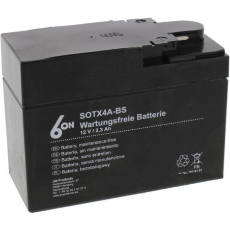 Batterie Moto YTR4A-BS  6ON
