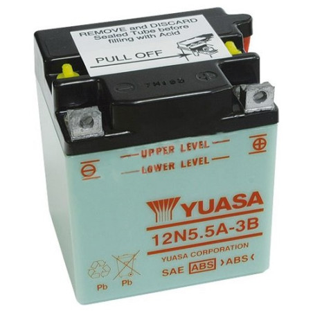 Batterie moto Yuasa 12N5.5A-3B