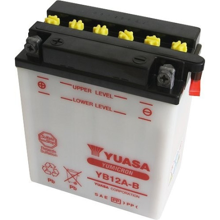 Batterie moto Yuasa YB12A-B
