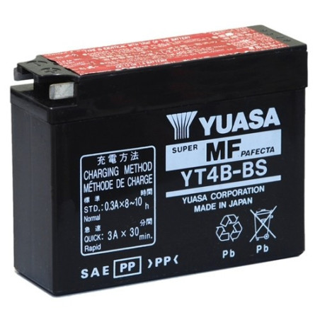 Batterie moto Yuasa YT4B-BS