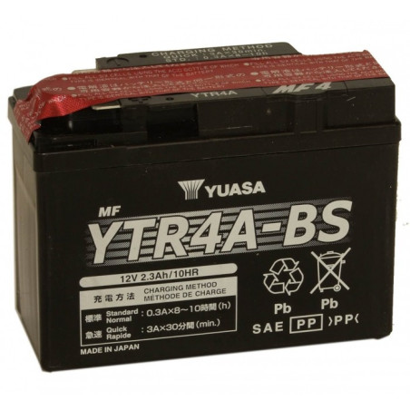 Batterie moto Yuasa YTR4A-BS