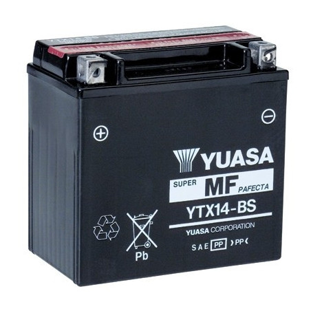 Batterie moto Yuasa YTX14-BS