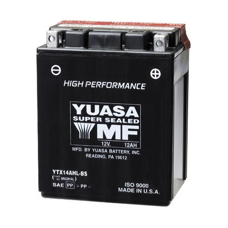 Batterie moto Yuasa YTX14AHL-BS