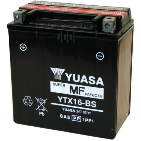 Batterie moto Yuasa YTX16-BS