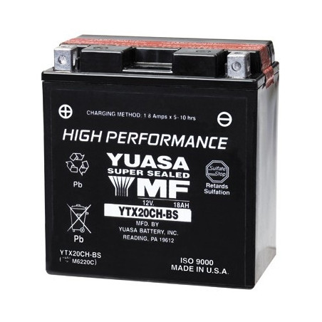 Batterie moto Yuasa YTX20CH-BS