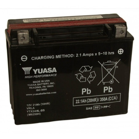 Batterie moto Yuasa YTX24HL-BS