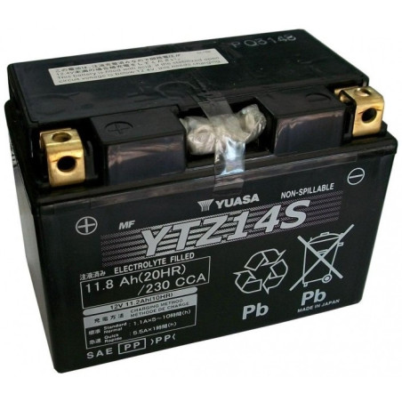 Batterie moto Yuasa YTZ14S