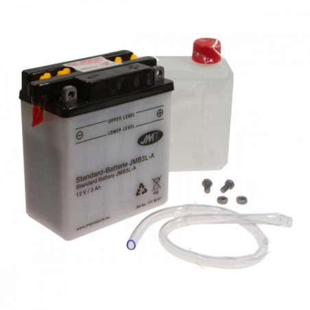 Batterie YB3L-A conventionnelle livrée avec pack acide