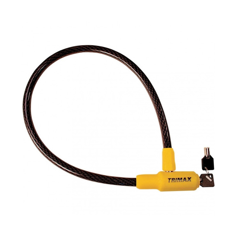 Cable Antivol Moto Trimaflex 0,8 m Serrure Intég - TQ1532 - Piece Moto