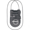 Cable Antivol Moto Trimax Retractable 0,9 m 3 mm Serrure Code