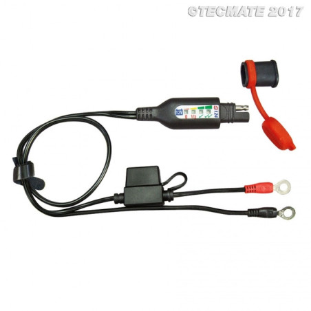 Cable de batterie fixe tecmate avec testeur de charge intégré