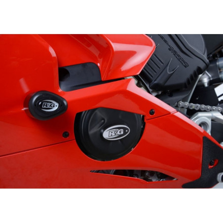 Cache Carter d'alternateur R&G RACING noir Ducati Panigale V4/V4S