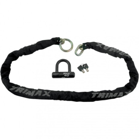 Chaine Antivol Moto TRIMAX + U Max 40 1,52 m
