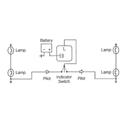 Clignotant relais électrique JMP 12V 2 broches