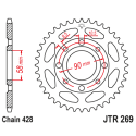 Couronne Moto Acier JT 38 Dents PAS 428 - JTR269.38