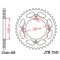 Couronne Moto Acier JT 50 Dents PAS 420 - JTR1141.50