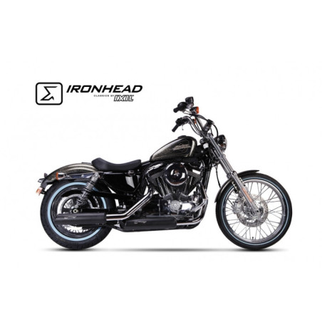 Echappement IRONHEAD Harley Davidson Sportster XL 883/1200, 14-16