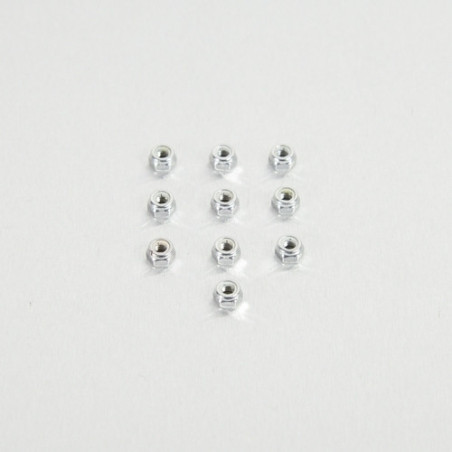 Ecrou Nylstop Aluminium M5 (0.8mm)  - Pack 10 pièces