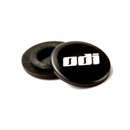 Embouts de revêtements Lock-On de Poignée Moto ODI Snap Cap Noir
