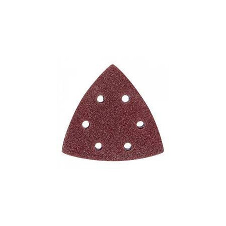Feuilles abrasives triangulaires 6 trous K60 x8
