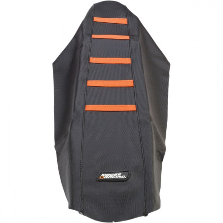 Housse de Selle Moto Adherente Noir et Orange pour KTM EXC-R/SX/XC