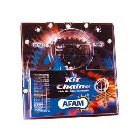 Kit chaine Afam acier kawasaki ZX7-R 96-02