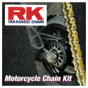 Kit chaine RK 530 ZXW CHAINE TRIUMPH 955 Speed Triple 02 ->
