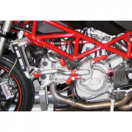 Kit Durite Radiateur Samco Ducati Monster S4 RS 2006-2009 (9 Durites)