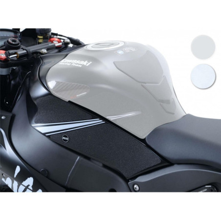 Kit Grip de Réservoir RG  translucide (4 pièces) Kawasaki ZX10R
