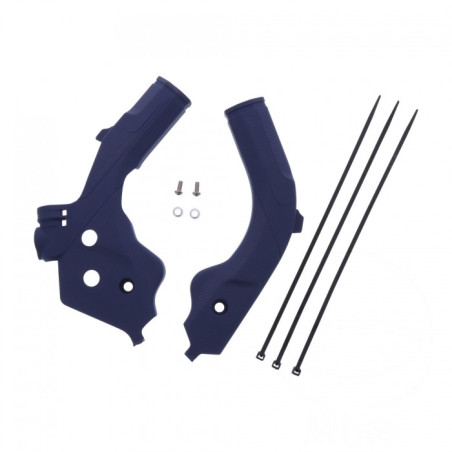 Kit Protections Cadre Moto MX Polisport Bleu HQ Husqvarna FC/FE/TE/TX 125à450 17-22