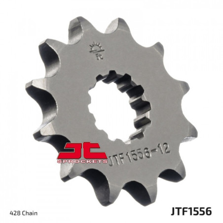 Pignon Moto Acier 12 Dents PAS 428 JT Sprockets - JTF1556.12