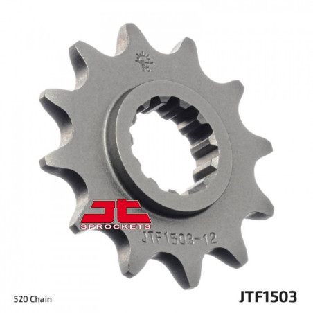 Pignon Moto Acier 12 Dents PAS 520 JT Sprockets - JTF1503.12