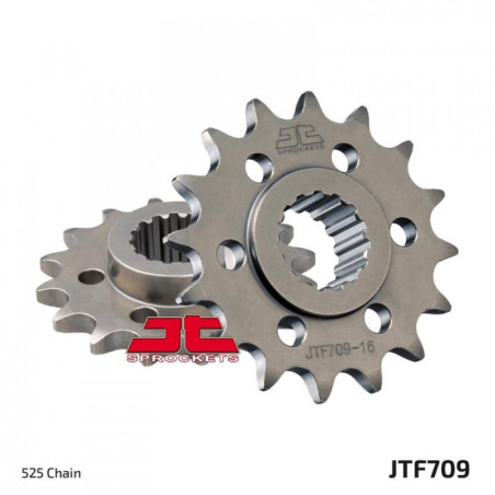 Pignon Moto Acier 16 Dents PAS 525 JT Sprockets - JTF709.16