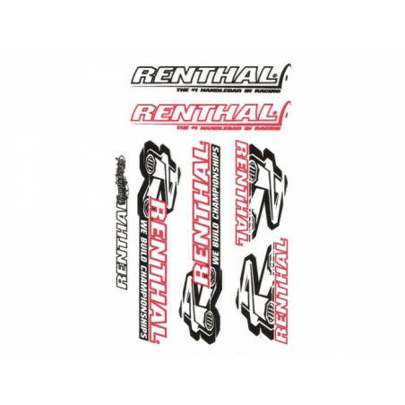 Planche stickers moto RENTHAL