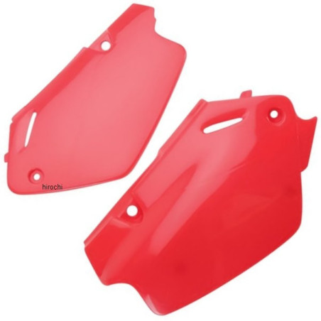 Plaques N° Laterales Honda Cr 80 96-02 Rouge (Cr '00-09)
