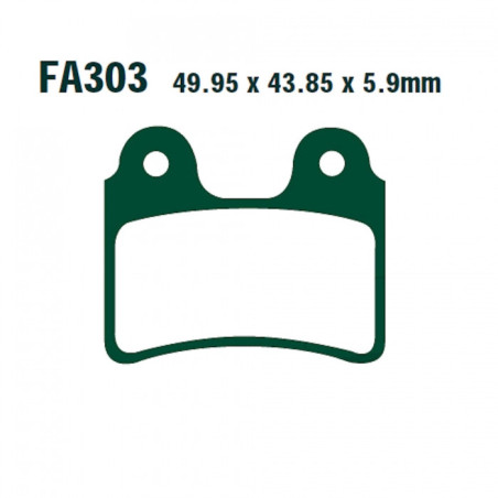 Plaquettes de frein EBC Carbone Offroad - FA303TT