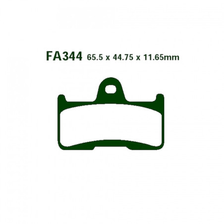 Plaquettes de frein EBC Carbone Offroad - FA344TT