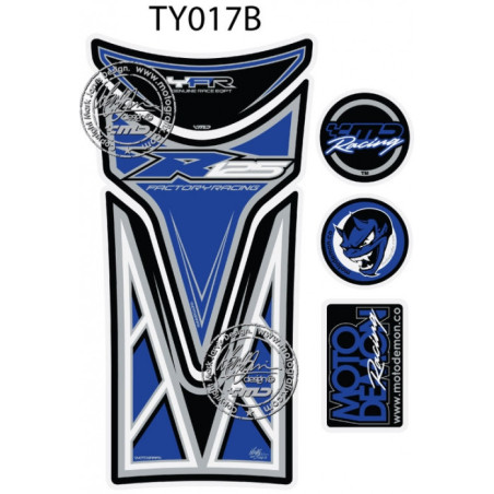 Protege Reservoir Moto MOTOGRAFIX 6pcs bleu Yamaha YZF-R125