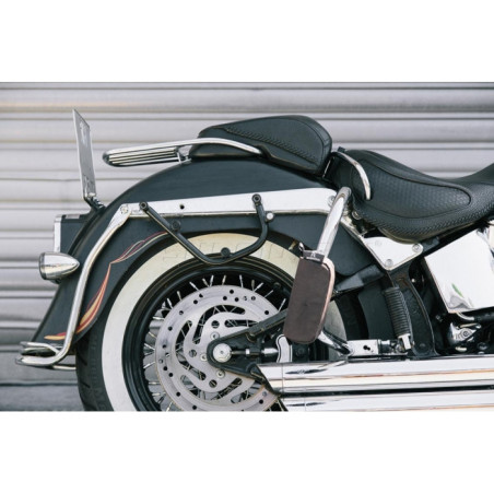 Support SLC SW Motech pour Valise ou Sacoche Laterale Gauche Harley Davidson Softail
