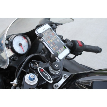 Support smartphone moto Ram mount X-grip pour colonne de direction