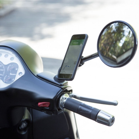 Support smartphone moto Sp Connect pour rétroviseur
